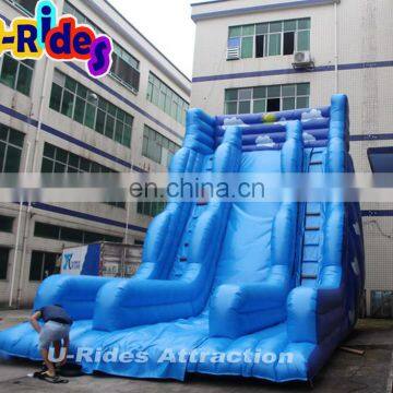 Sky Blue Super High Inflatable Slide for Pool photo-4