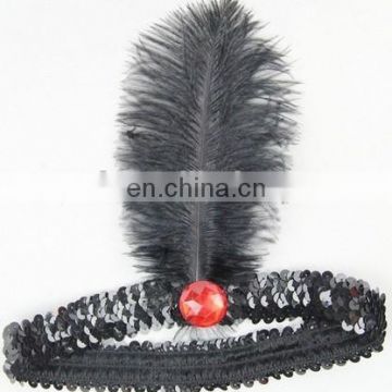 wholesale cheap indian feather headdress feather crown headband FW-0093