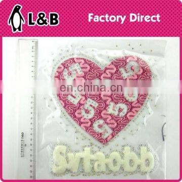 wholesale heart shaped transfer motifs for dresses