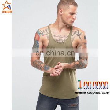 custom basic casual wide strap tank top