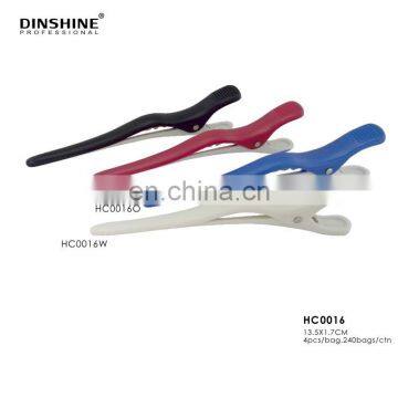 wholesale fashion durable super grip plastic hair clip for salon