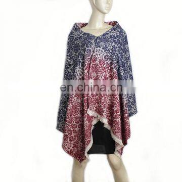 High quality winter ladies flower scarf of winter scarf women