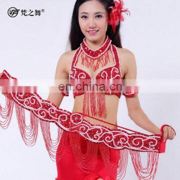 Beading Tassel Sequins Sexy Austrial Bellydance Costumes photo-4