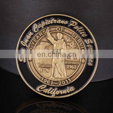 High class custom badge coin