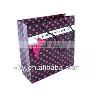 cheap small paper gift bags/ paper bag rope handle