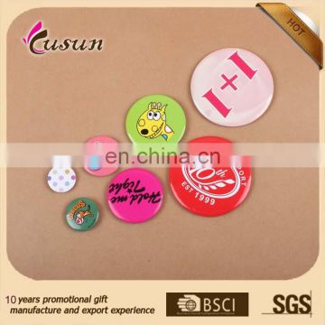 China wholesale large various styles custom metal pin button tinplate tin badge