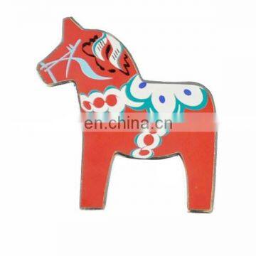 Custom shape bronze metal animal enamel lapel enamel pin badge