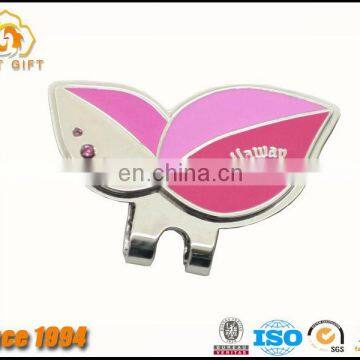 Guangdong Factory Custom Logo Golf Ball Marker Epoxy Animel Magnetic Golf Hat Clips photo-2