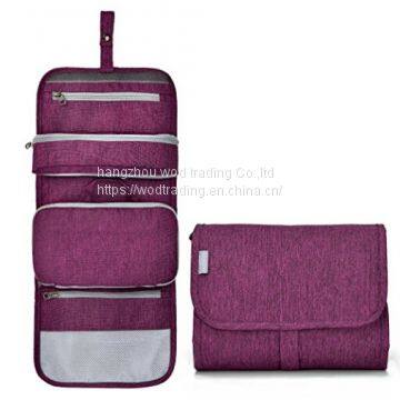 waterproof fabric zipper pocket of the travel toiletry kit