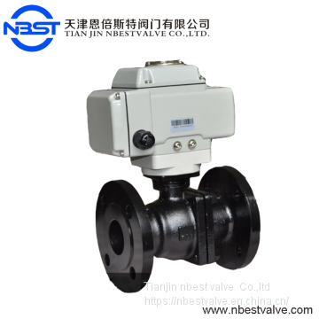 Motorized Cast Iron Flange Ball Valve Mini Motorized 2'' Ball Valve photo-2