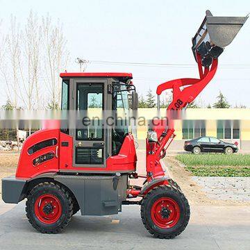 0.8 Tons ZL 08F 4WD Small Articulated Mini wheel Loader For With CE Certification