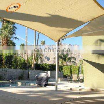 sun shade square top sail beige for deck patio cover new backyard