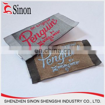 custom brand logo garment patch main label brand name label for clothing