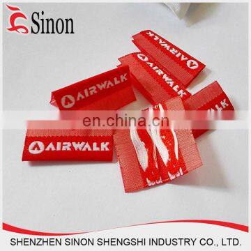 silk embroidery thread clothing woven labels for private label shoes manufacturers