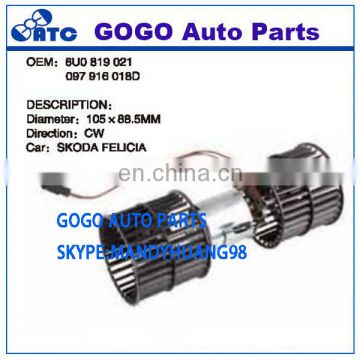 High Quality Auto Blower Fan Motor For VW SEAT SKODA Felicia I 6U0 819 021 097 916 018D