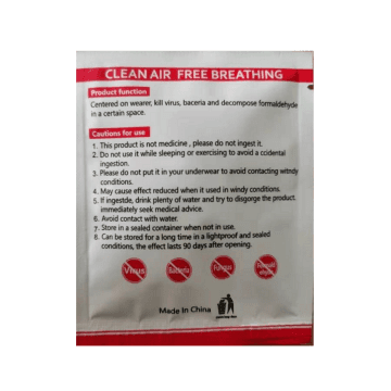 air disinfection protection card to anti-bacterial