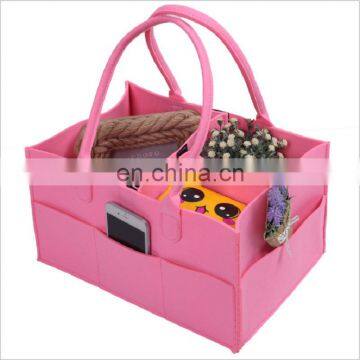 2019 Foldable Baby Diaper Caddy Organizer With Felt Material photo-4
