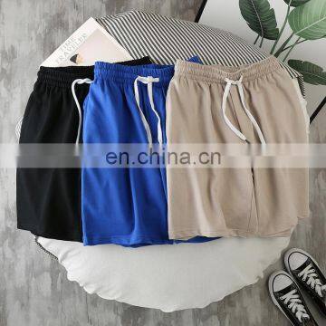 Cheap Item Polyester Fabric INS Hot Selling Solid Color Elastic With Drawstring Adjusted Men Biker Shorts photo-4