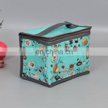 Custom Portable Small NONWOVEN Kids Baby Thermal Insulated Box Tote Outdoor Food Drink Lunch Delivery Shoulder Cooler Bag