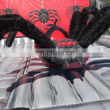Halloween Black Widow Spider Themed Inflatable Bull Riding Rodeo Mechanical Bull Ride photo-7