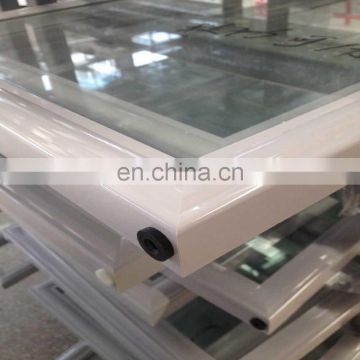 PVC frame two layer glass door for wine cooler