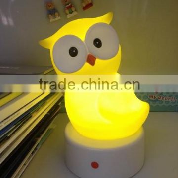 Cute Owl LED Night Light Children