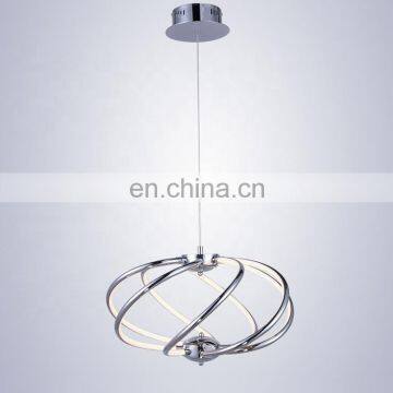 Modern luxury silver wedding decoration modern acrylic chandelier