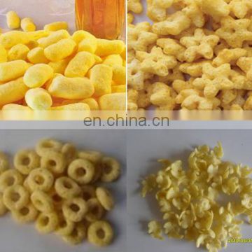 Corn puff snack food machine production line / twin screw extruder puffed food snacks machine