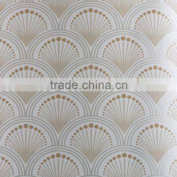 Customized High-grade Pure Paper Neoclassical Background Shop for TV Living Room Sofa Study Environmental Ventilation -3d Wall