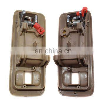 4 Door Beige Inner Inside Handles Front Pair Set For 1990-1993 Honda Accord 72120-SM4-003Z 72165-SM2-013ZJ 72125SM4003ZA photo-4