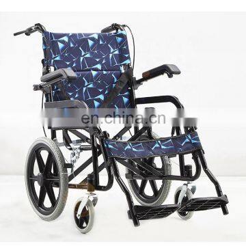 Factory direct sale new type of home full steel tube reinforced foldable manual wheelchair