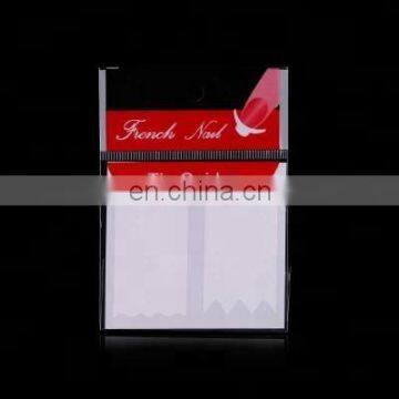 Nail Sticker Stencil Tips Guide French Style DIY Manicure Wave Line Nail Art Decals