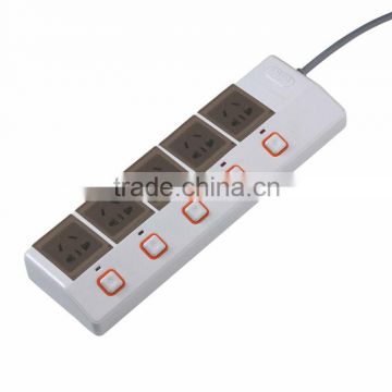 new design electric extension sockets with multi outlet