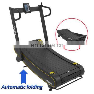 Automatic fold curve treadmill running machine air runner  home gym fitness equipment wholesale new