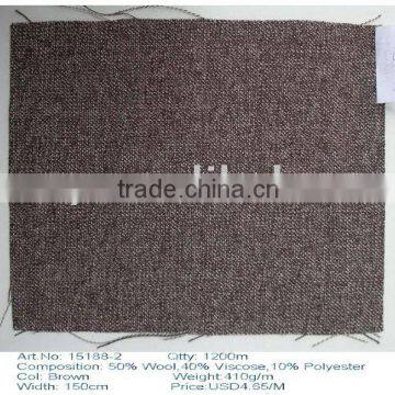 Woolen fabric stock