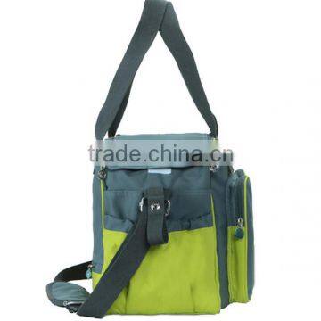 Custom Portable Fashion Diaper Bag With Changing Mat photo-3