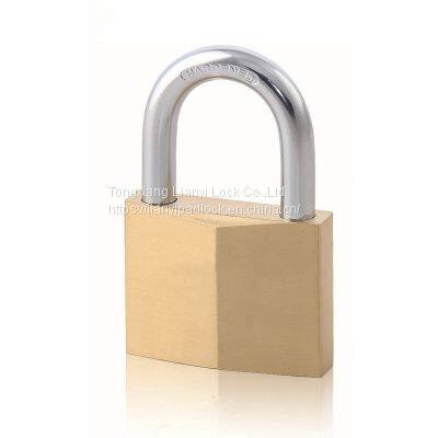 Waterproof Anti-theft Anti-rust Safety High Quality 30mm Diamond Shape Brass Padlock