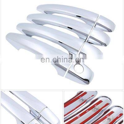 for Citroen C-Elysee 2012 2013 2014 2015 2016 2017 2018 2019 Chrome Door Handle Cover Trim Catch Car Cap Set Styling Accessories