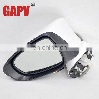 GAPV hot sale good quality side mirror white 11 lines for toyota lexus es250 2012 87940-33B10