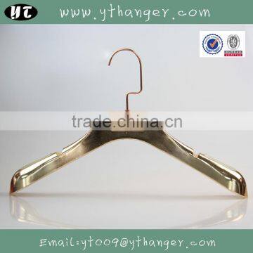 HA6782 Gold Metal Coat Hangers for Clothes Non Slip Skirt Hanger