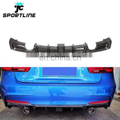 Carbon Fiber F30 Rear Lip with brake light for BMW F30 F31 318i 320i 328i 330i M Sport 2013-2018