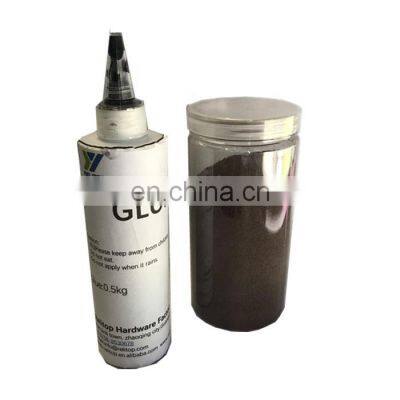 Acrylic Resin Glue Finishing Kits Touch Up Set for Stone Coated Roof Tile Repair Kits Glue and Sand Metal Sand Coated Roof Sheet