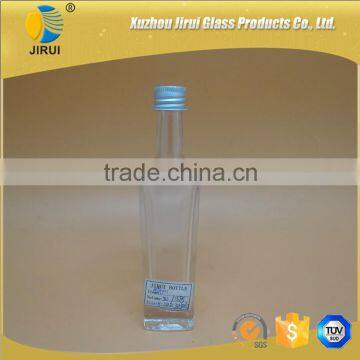 50ml cear square glass liquor bottles