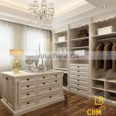 CBMmart Customized bedroom furniture Modern Closet System Walk In Closet Wardrobes