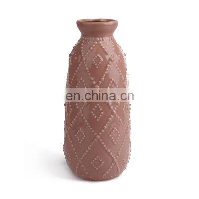K&B High Quality White Sublimation Modern Home Flower Vase Design Decor Ceramic photo-4