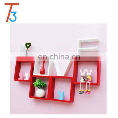 Cheap Wooden Natural Unfinished Wall Mounted Display Shelf Wholesale photo-5
