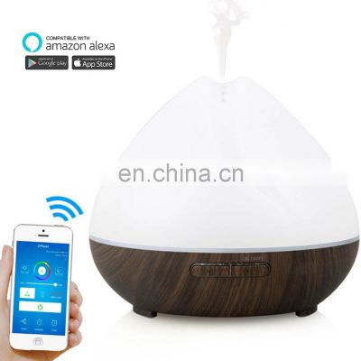 2019 New 400ml Wireless Smart Wifi Aroma Diffuser For Alexa Acho Sound