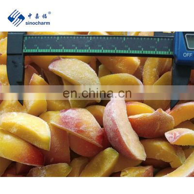 Factory of IQF Frozen Plum Peach Slices