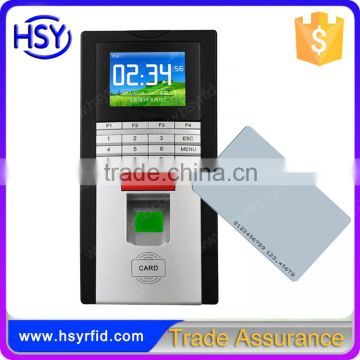 High feedback 2000 fingerprint users rs485 tcp/ip network time attendance and access control with wiegand26