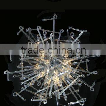 Elegant Decorative Living Room Art Glass Chandelier Lamp